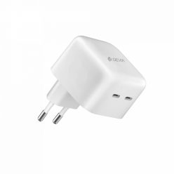 Devia GAN Töltő Adapter fehér PD 35W (2*USB-C)