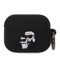   Karl Lagerfeld tok fekete KLAPRUNKC Airpods Pro készülékhez