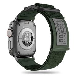   Tech-Protect SCOUT szövet óraszíj Green, Apple Watch (42 / 44 / 45 / 49 mm) készülékhez