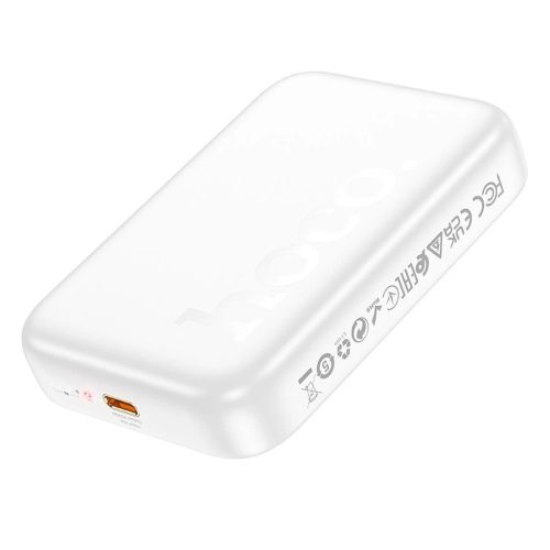 Hoco MagSafe Powerbank (J117A) PD20W, QC3.0, 10000mAh - Fehér