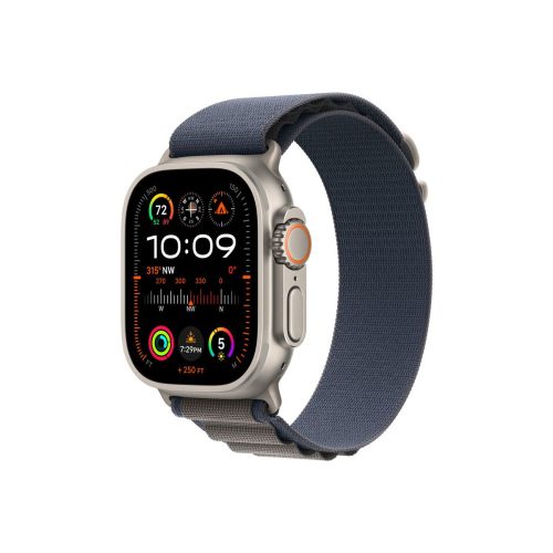 Apple Watch Ultra 2 GPS+Cellular 49mm Titanium with Alpine Loop Strap Blue - Medium (MREP3CM/A)