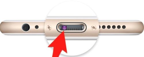 iPhone 6 Dock/töltés csatlakozó vegyszeres tisztítás